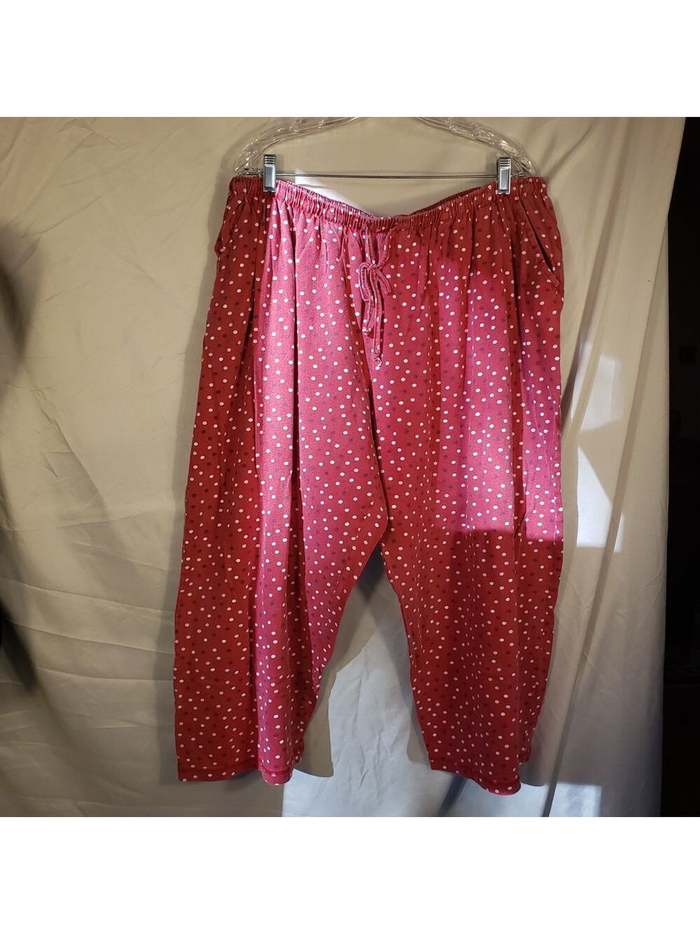 Women's Red Polka Dot Pajama Pants